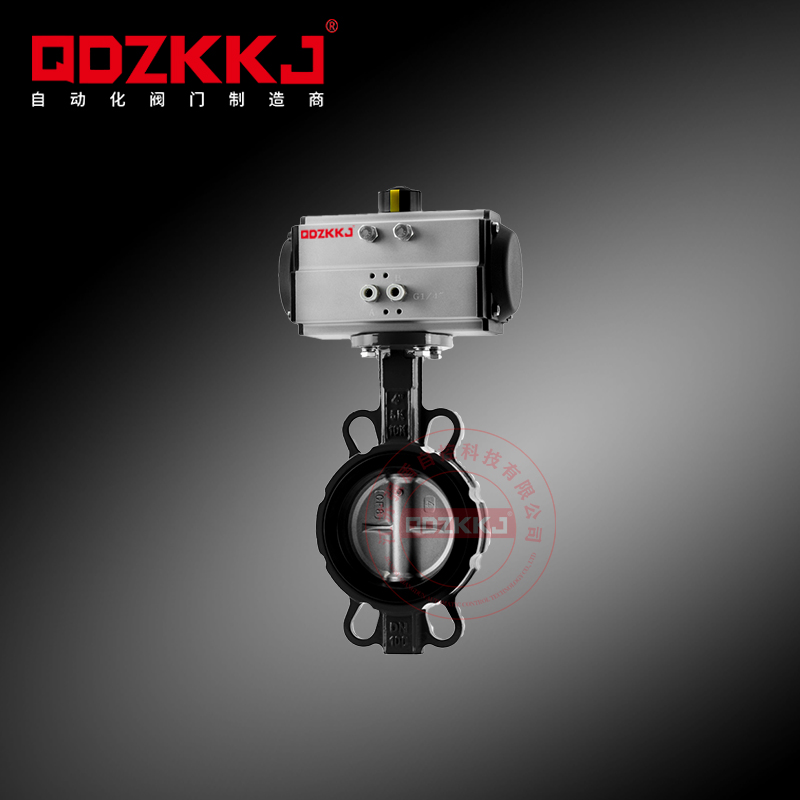 氣動對夾式蝶閥_氣動軟密封蝶閥