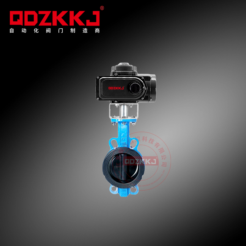 電動對夾高平臺蝶閥